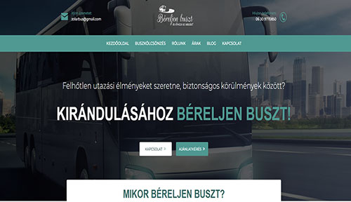 Bereljenbuszt honlapja